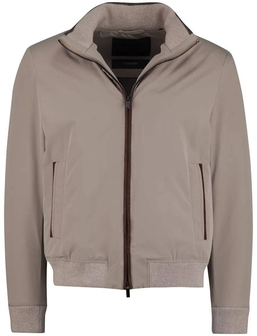 Paul & Shark tussenjas bruin effen