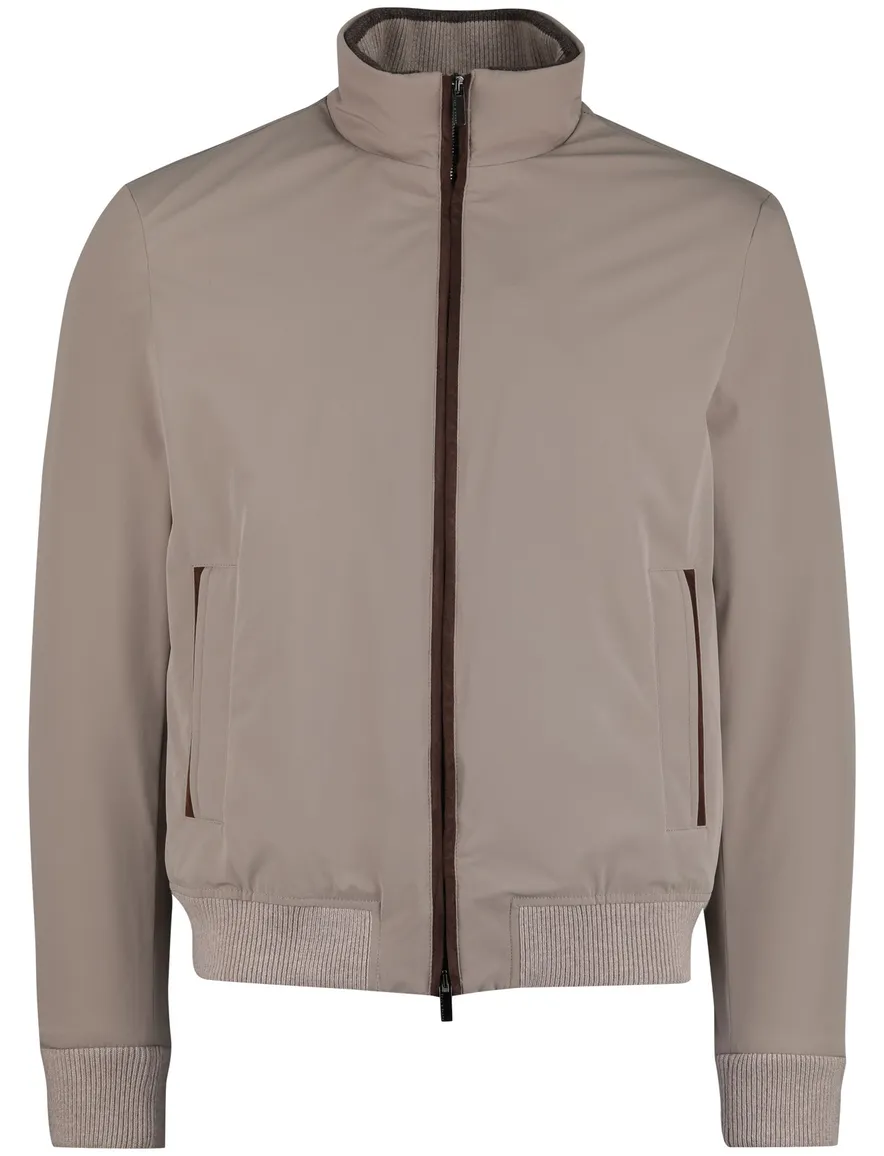 Paul & Shark tussenjas bruin effen