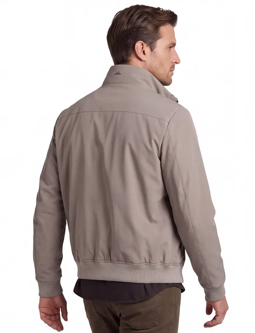 Paul & Shark tussenjas khaki effen