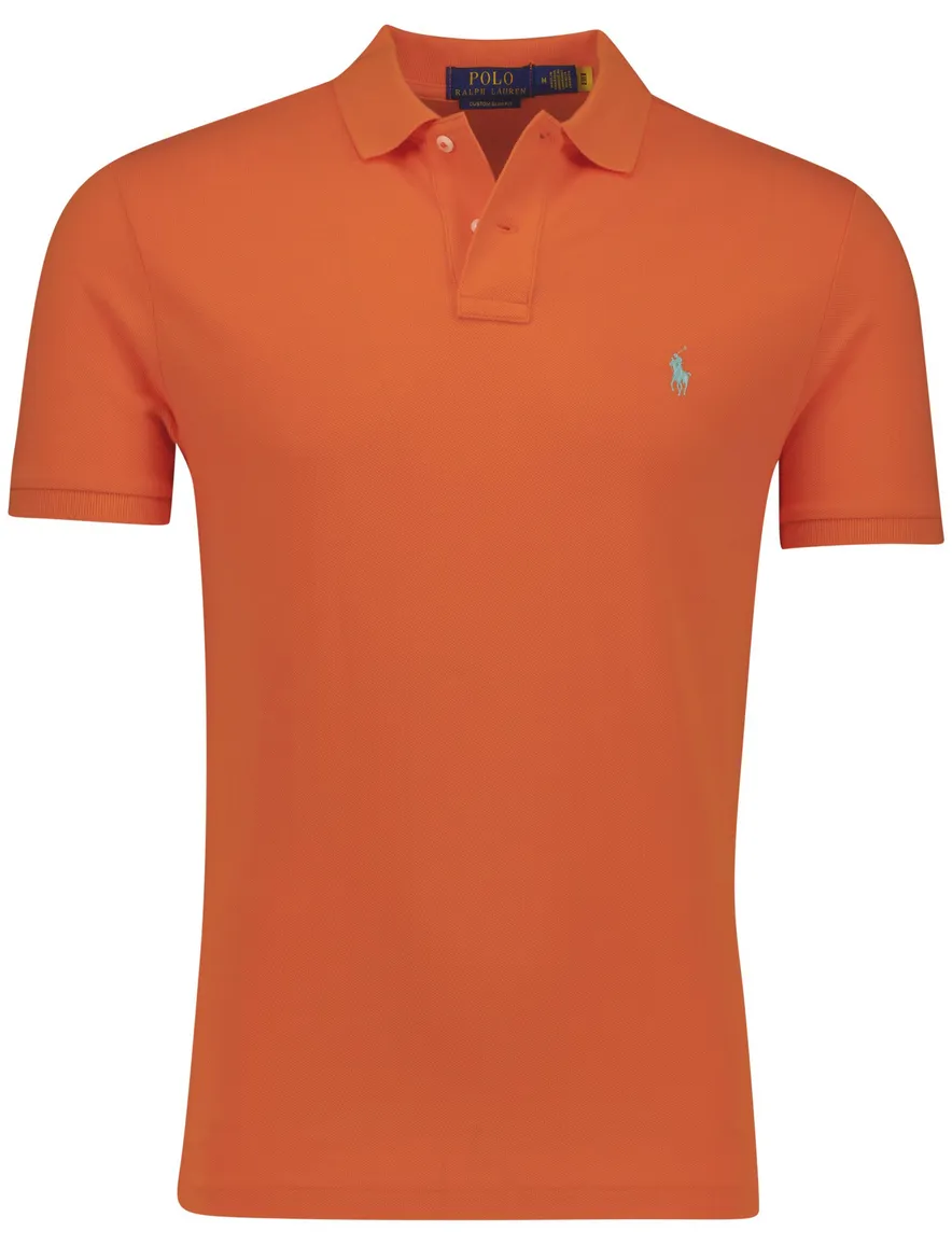 Polo Ralph Lauren polo oranje effen pique