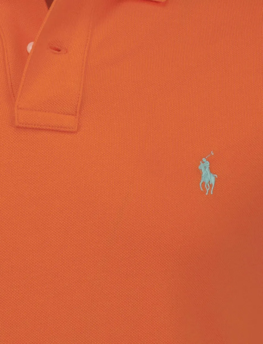 Polo Ralph Lauren polo oranje effen pique