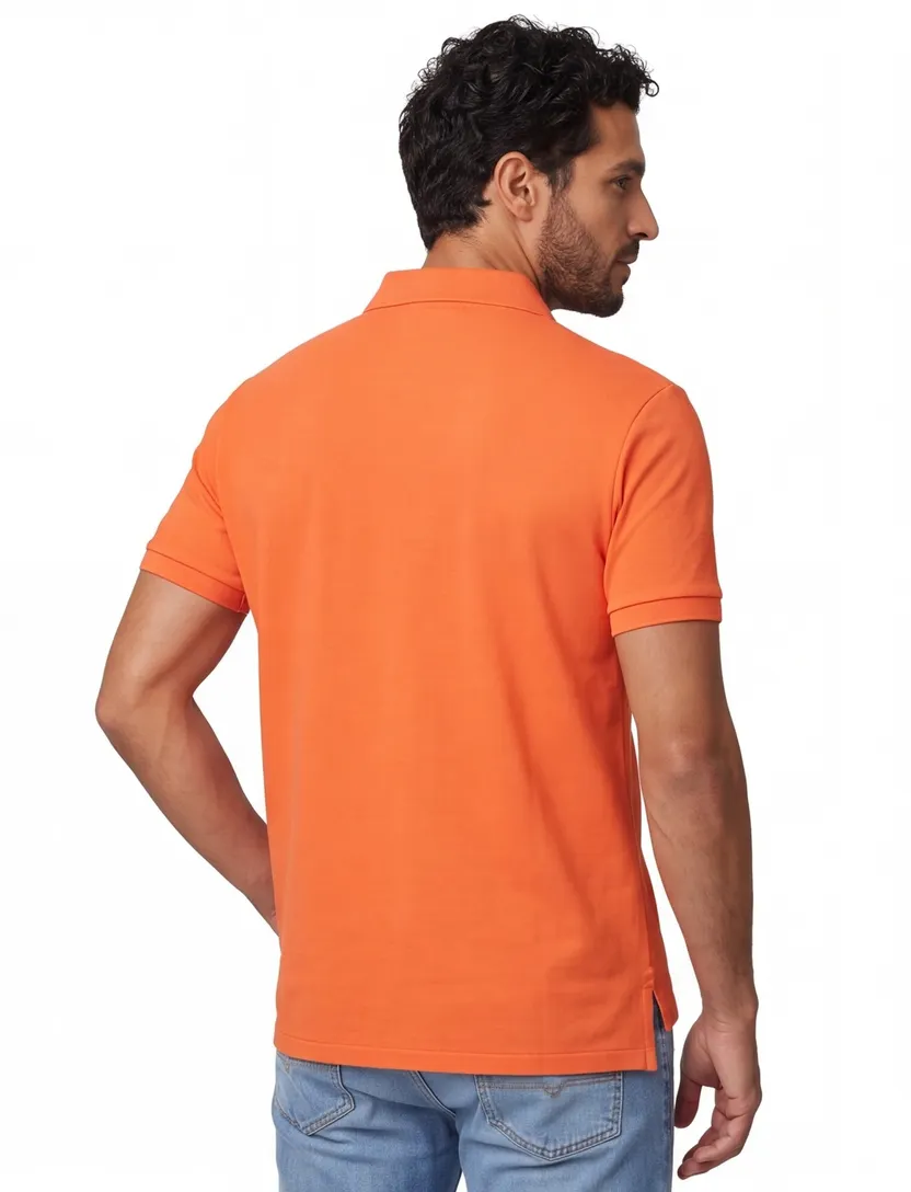 Polo Ralph Lauren polo oranje effen katoen