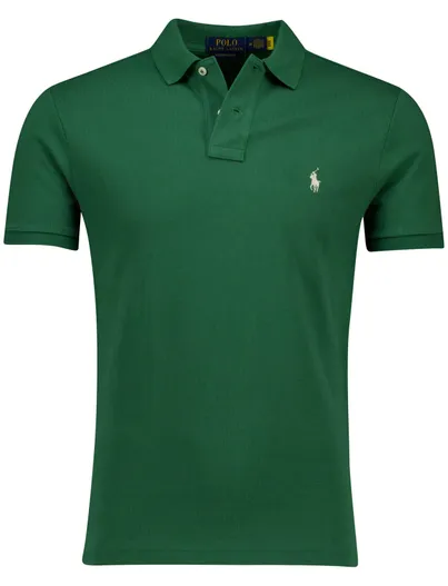 Polo Ralph Lauren Polo Ralph Lauren polo groen effen korte mouw pique