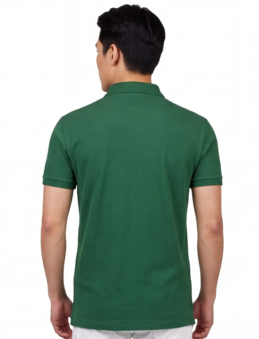 Polo Ralph Lauren polo groen effen korte mouw pique