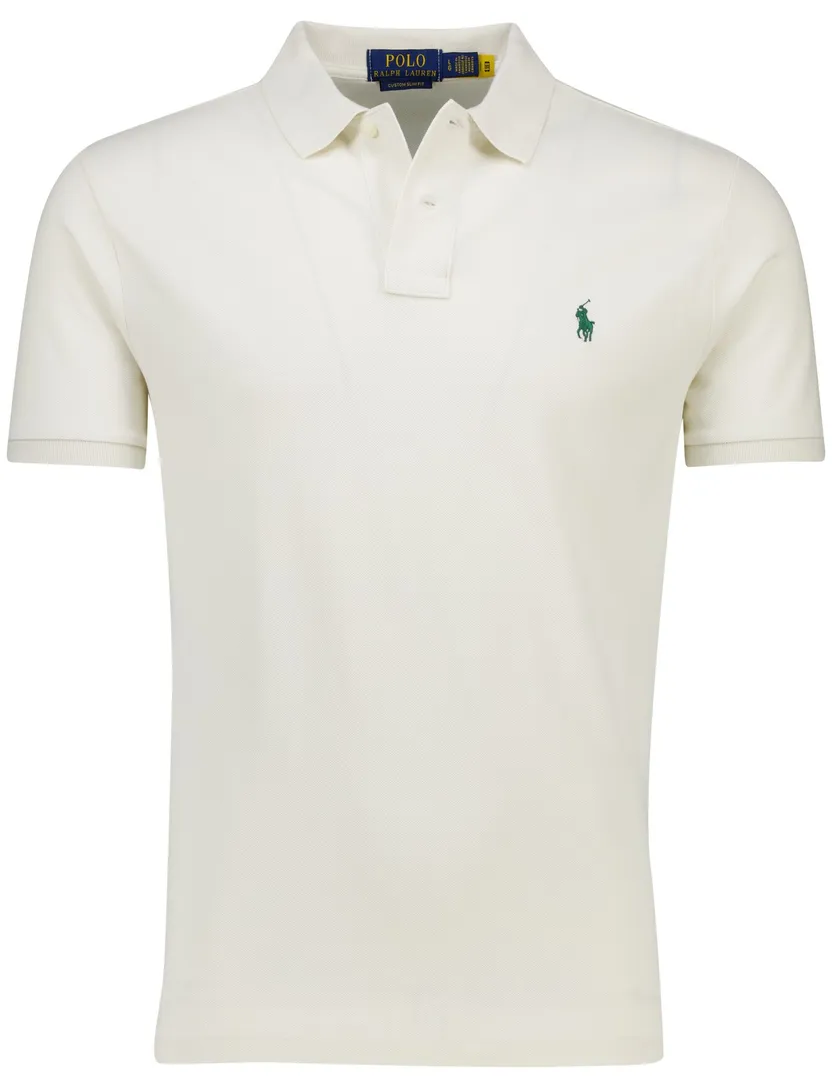 Polo Ralph Lauren polo ecru effen katoen