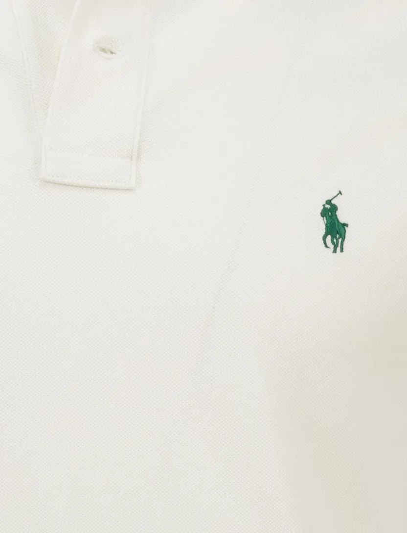 Polo Ralph Lauren polo ecru effen katoen