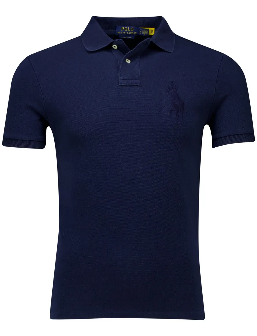 Polo Ralph Lauren polo donkerblauw slim fit