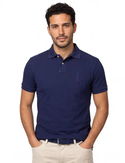 Polo Ralph Lauren Polo Ralph Lauren polo navy normale fit katoen