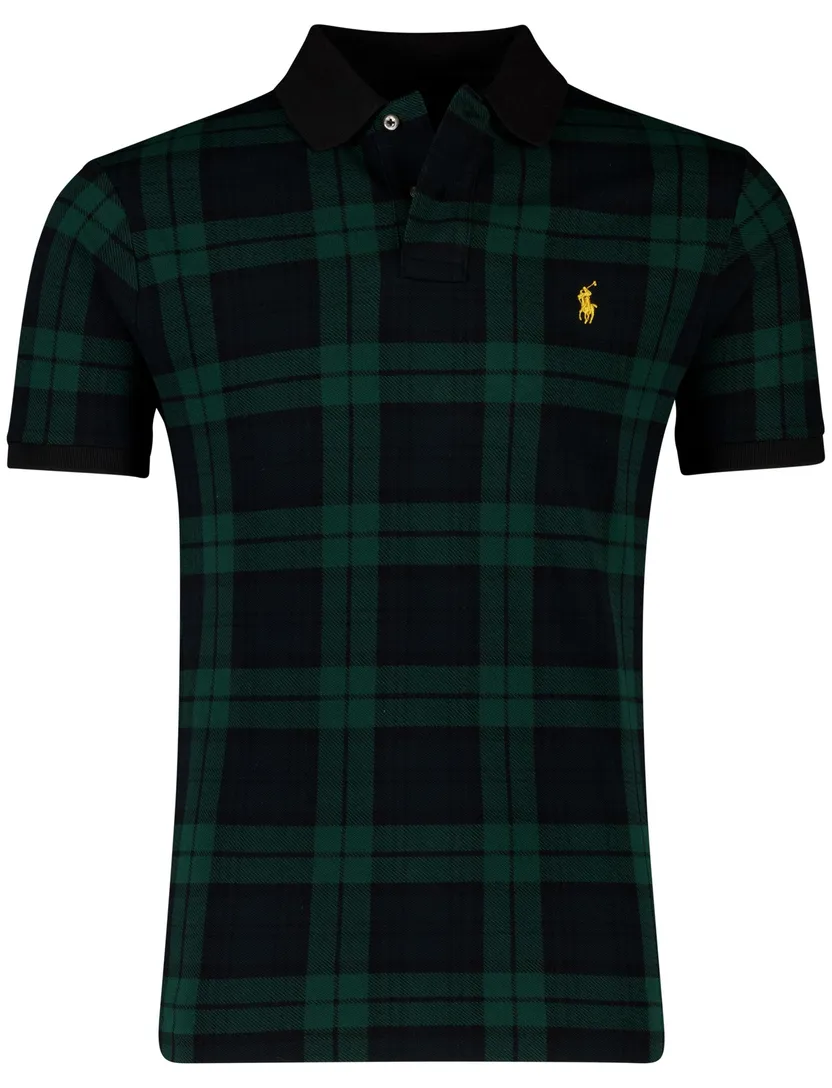 Polo Ralph Lauren polo donkerblauw groen geruit