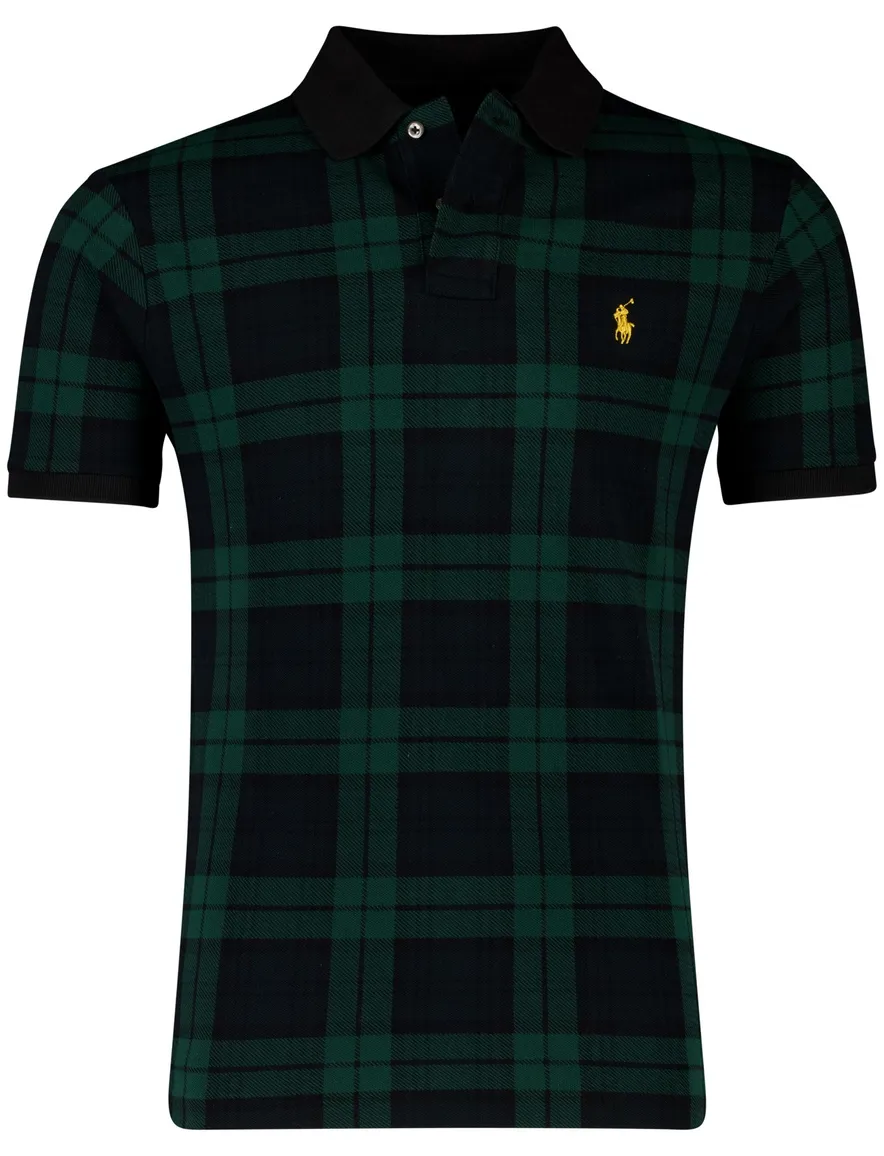 Polo Ralph Lauren polo donkerblauw groen geruit