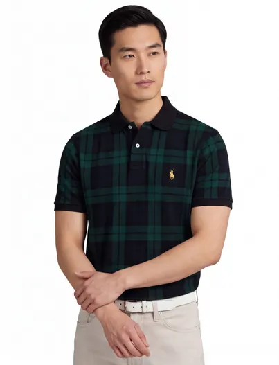 Polo Ralph Lauren Polo Ralph Lauren polo donkerblauw groen geruit