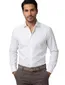 Eterna overhemd wit modern fit effen