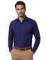Eterna overhemd donkerblauw strijkvrij effen