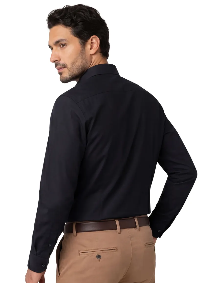 Eterna overhemd zwart modern fit