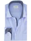 Eterna overhemd lichtblauw comfort fit borstzak lange mouw