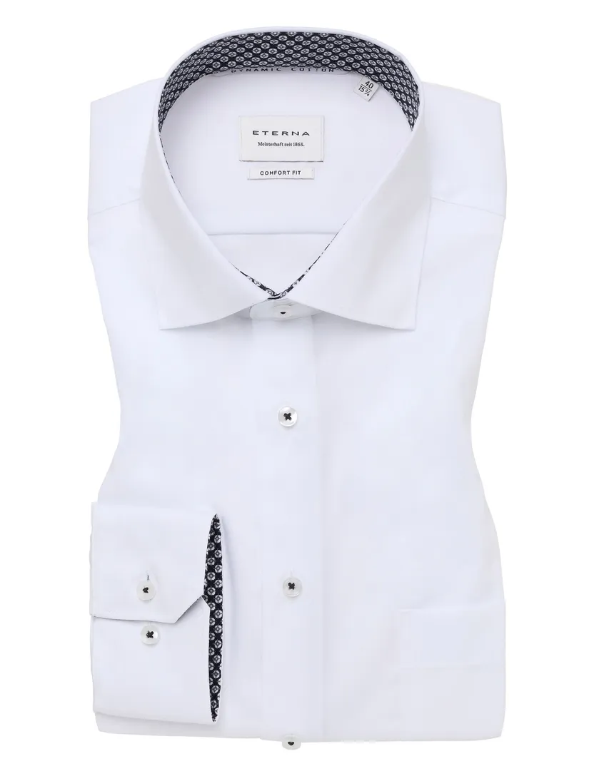 business overhemd Eterna Comfort Fit wit