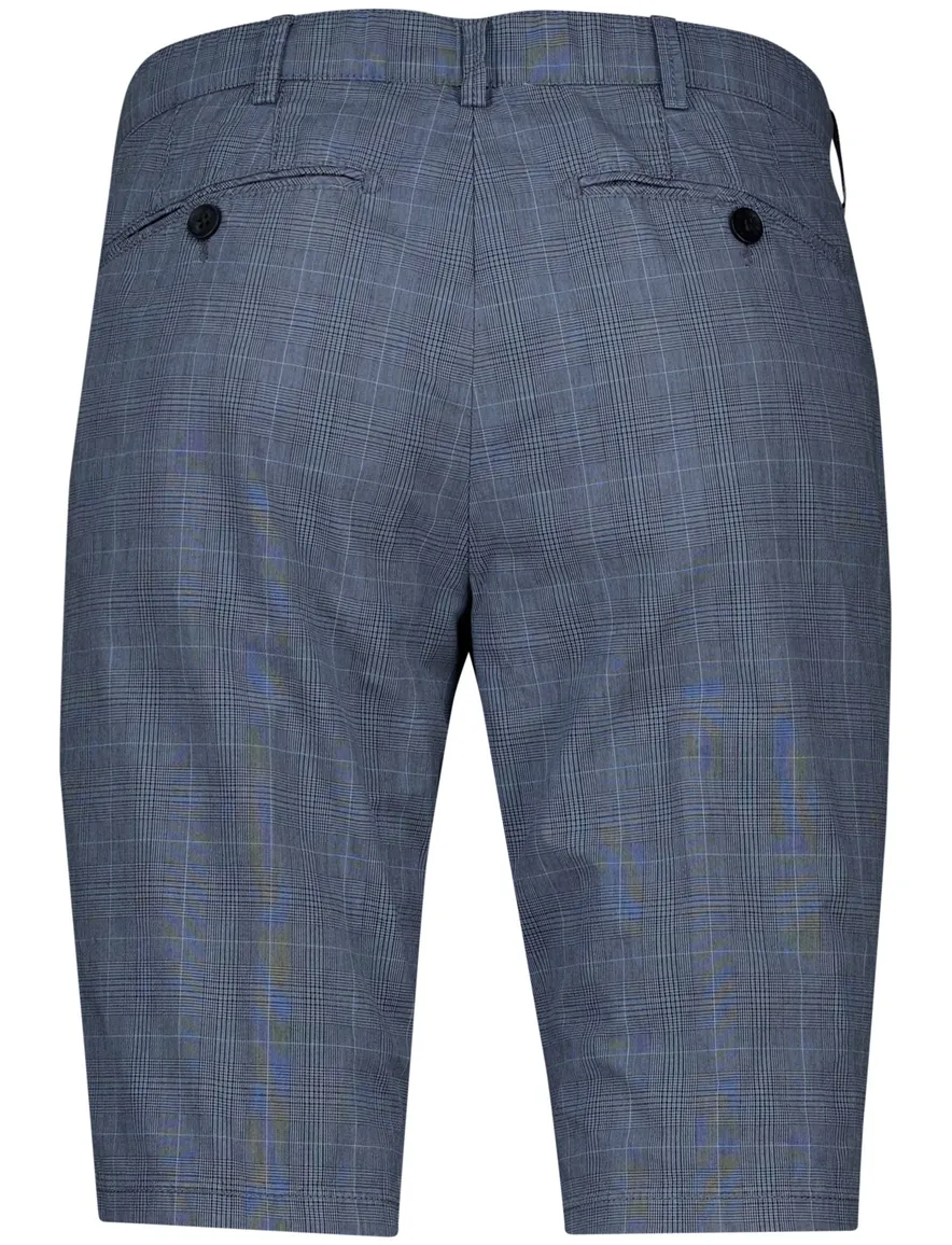 Meyer bermuda blauw geruit