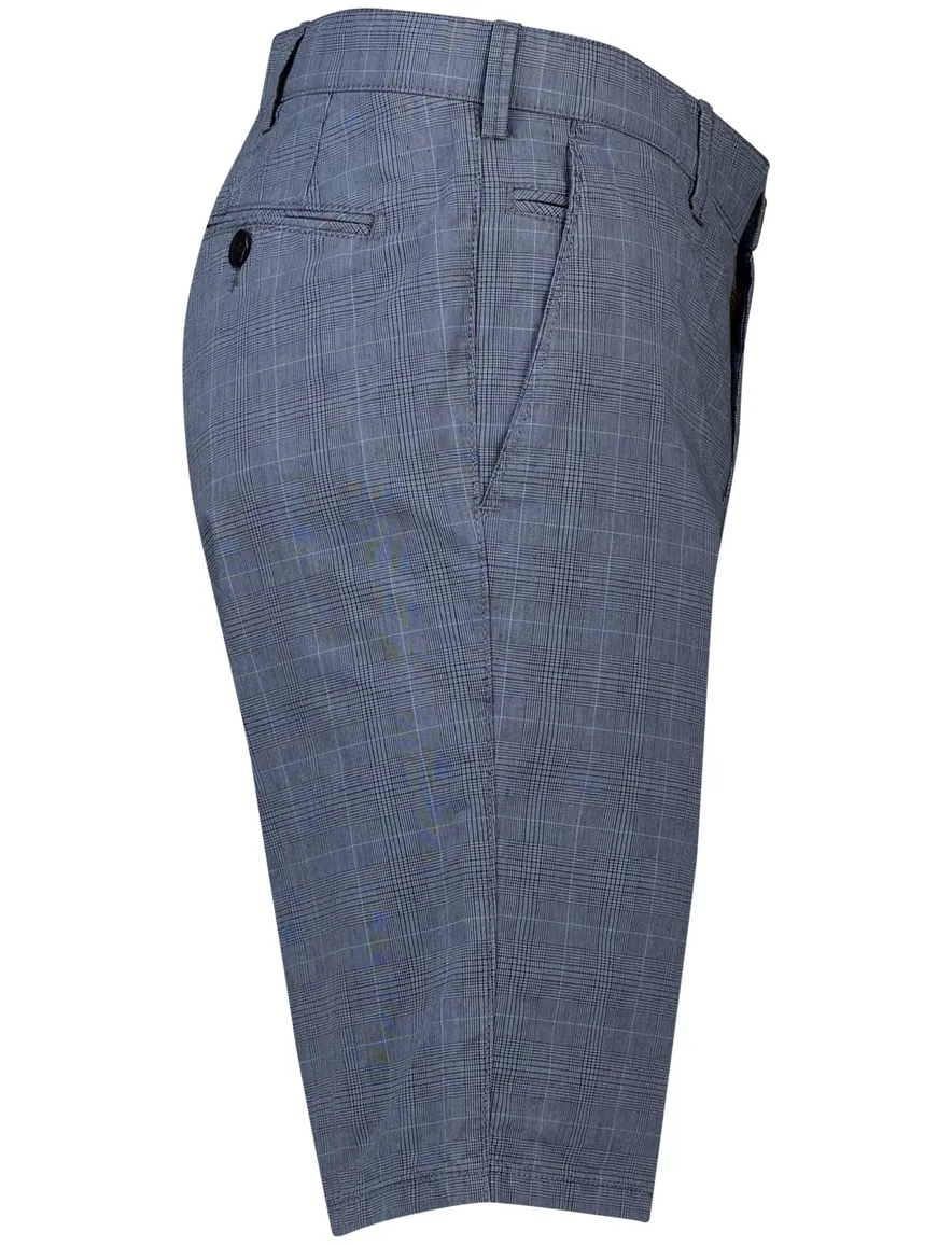 Meyer bermuda blauw geruit