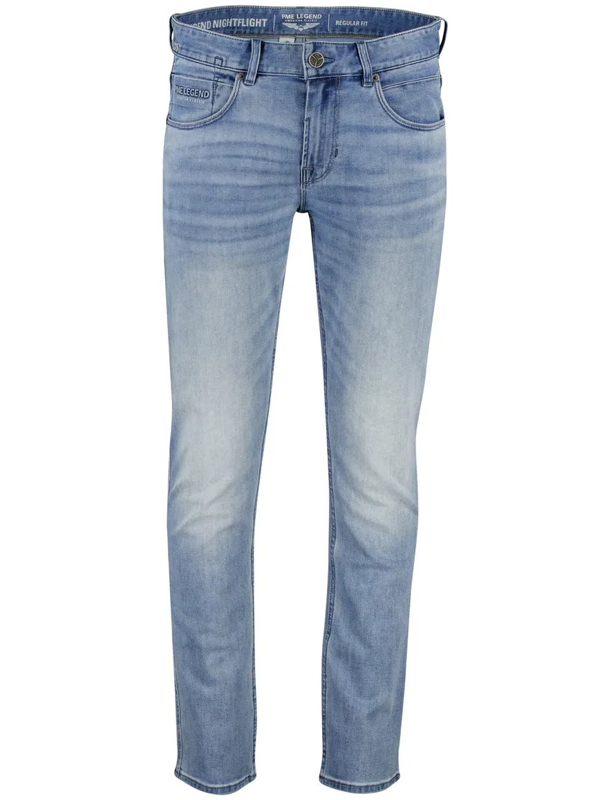 PME Legend 5-pocket lichtblauw regular fit denim