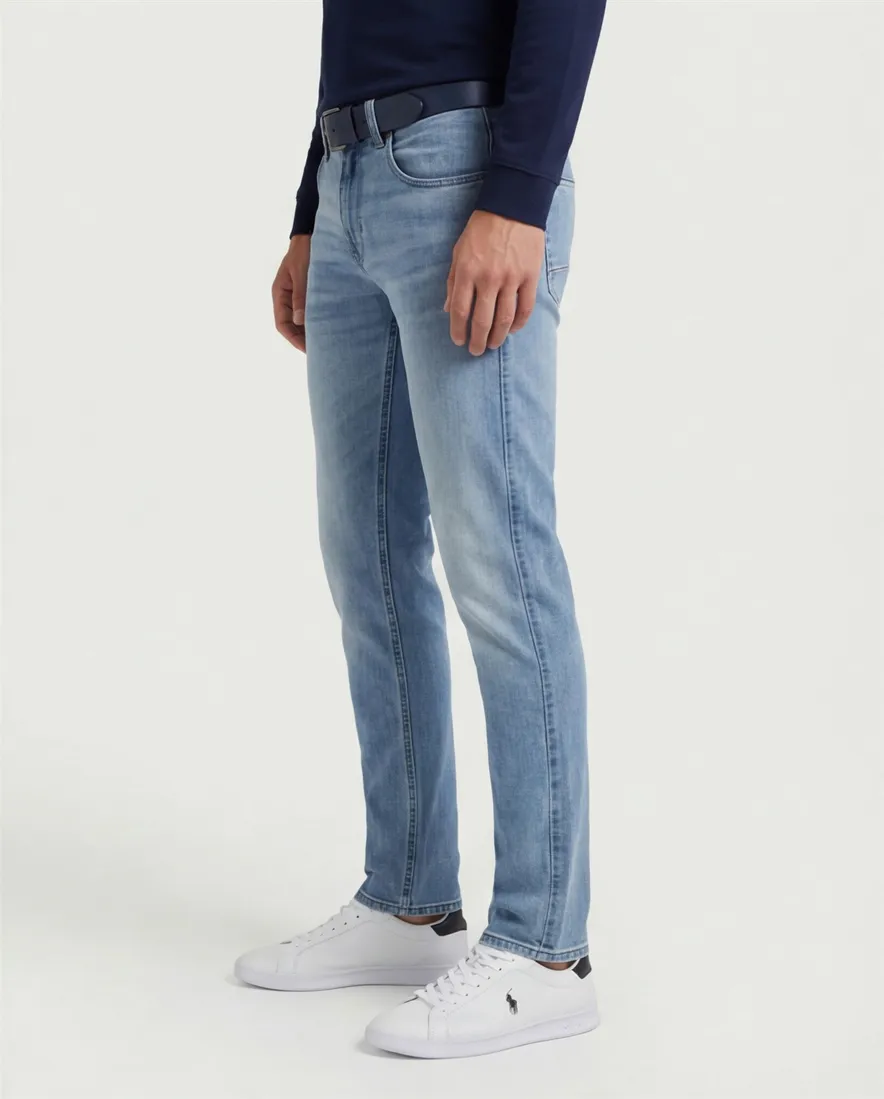 PME Legend 5-pocket lichtblauw regular fit denim