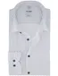 Olymp overhemd wit blauw body fit ml7 geprint