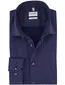 Olymp overhemd donkerblauw body fit geprint