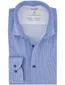 Olymp overhemd blauw body fit lange mouw
