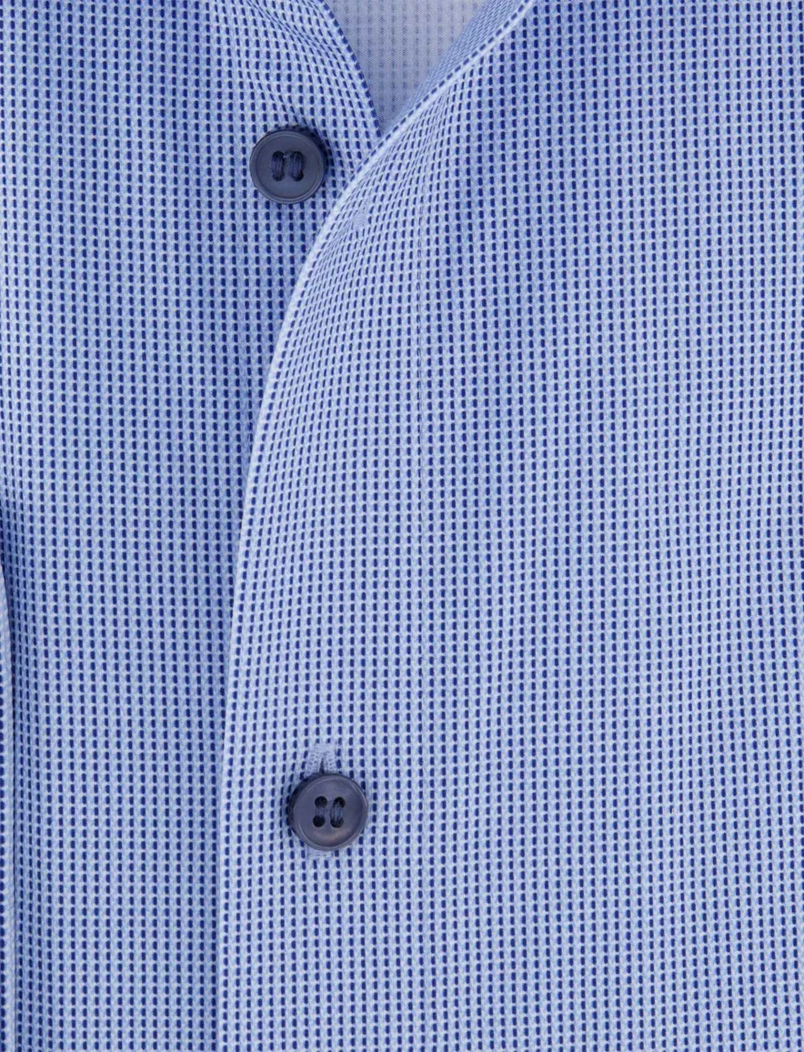 Olymp overhemd blauw body fit