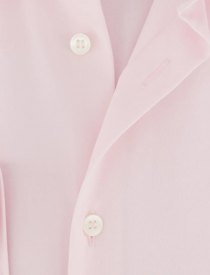Olymp overhemd roze body fit semi-wide collar