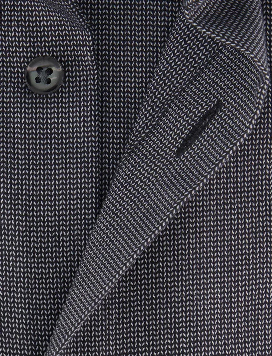 Olymp comfort fit overhemd grijs patroon