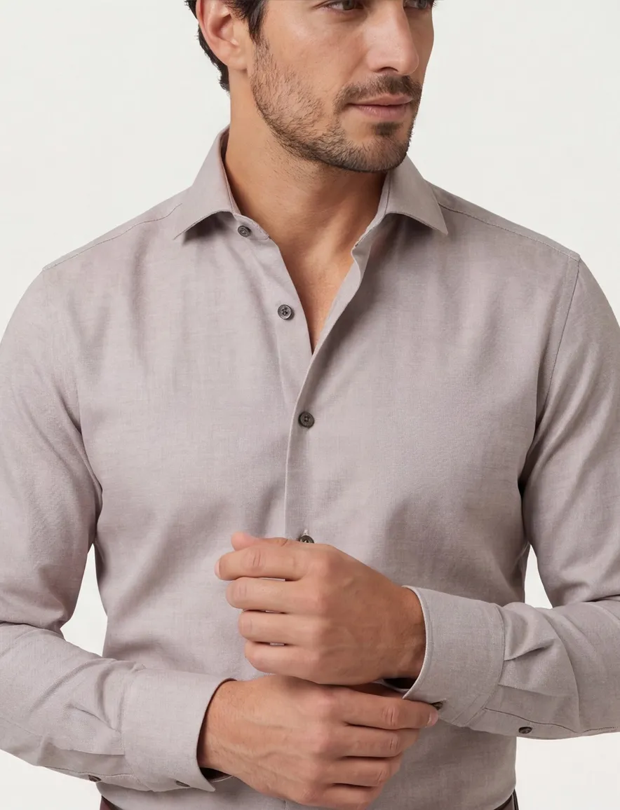 business overhemd bruin Olymp Luxor 24/7 modern fit