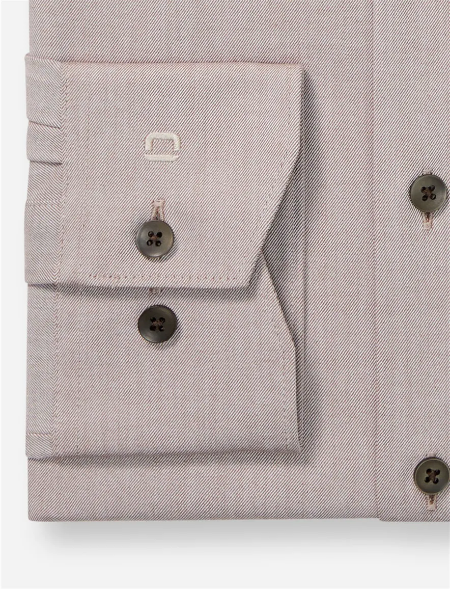 business overhemd bruin Olymp Luxor 24/7 modern fit