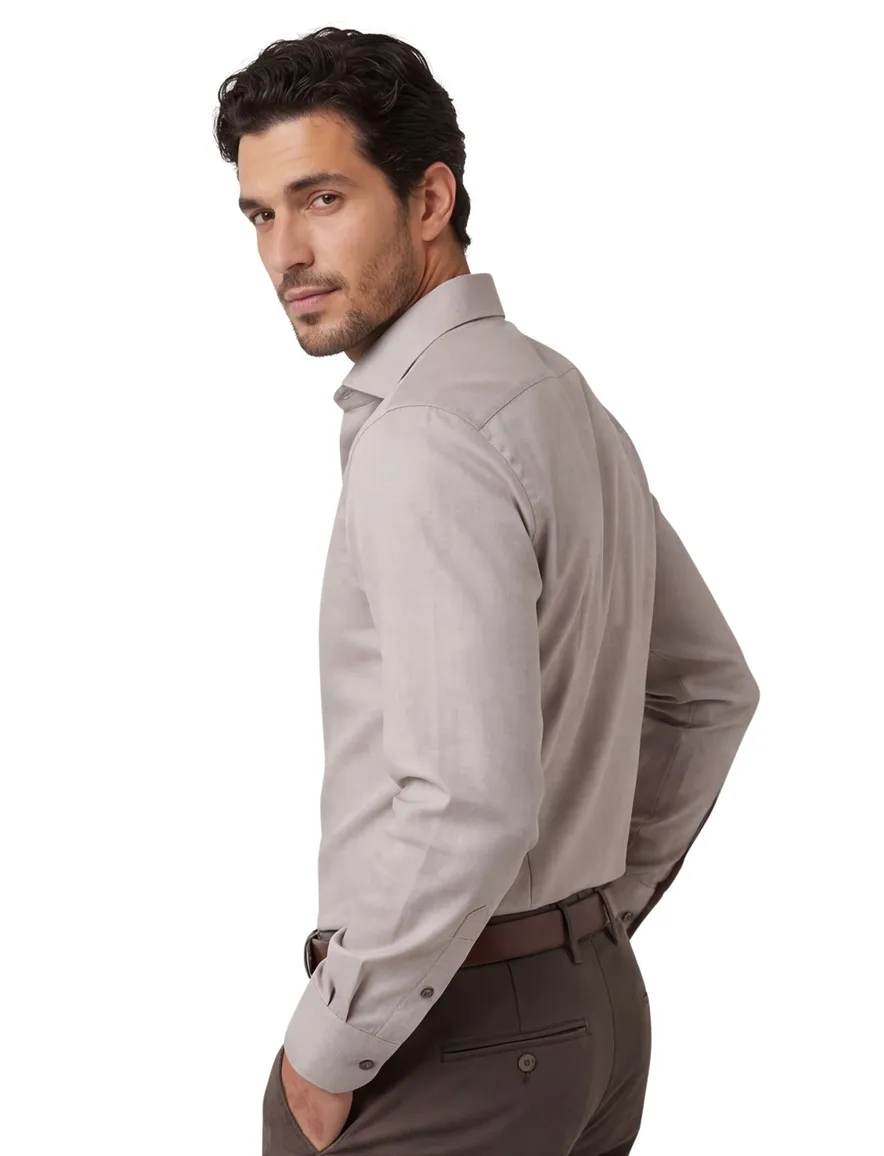 business overhemd bruin Olymp Luxor 24/7 modern fit