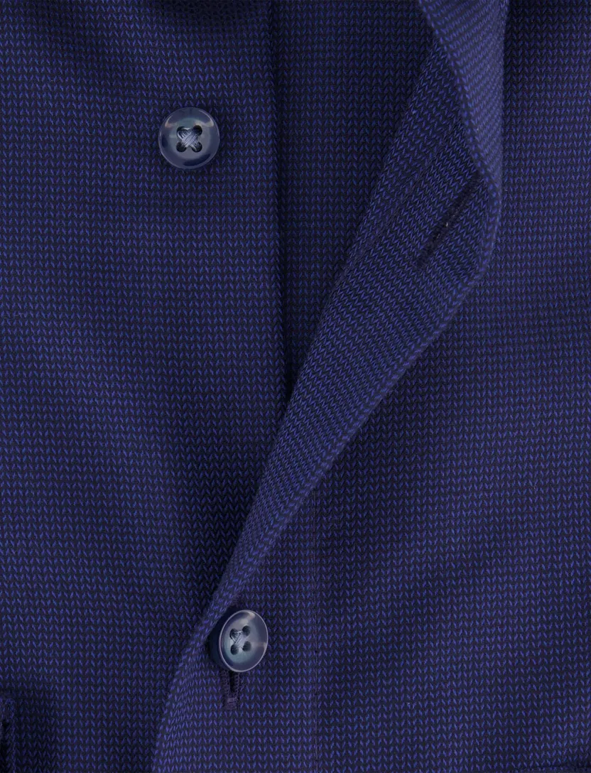 Business overhemd Olymp Luxor Modern Fit navy