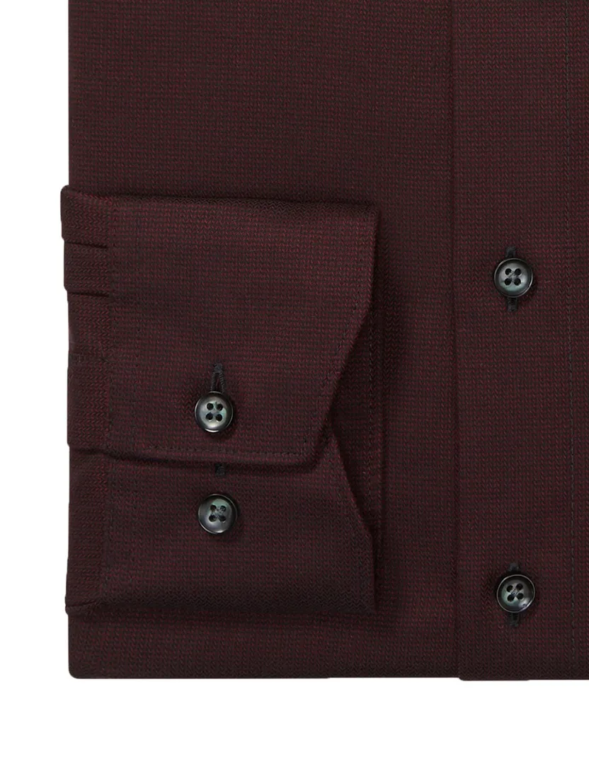Olymp luxor modern fit overhemd bordeaux
