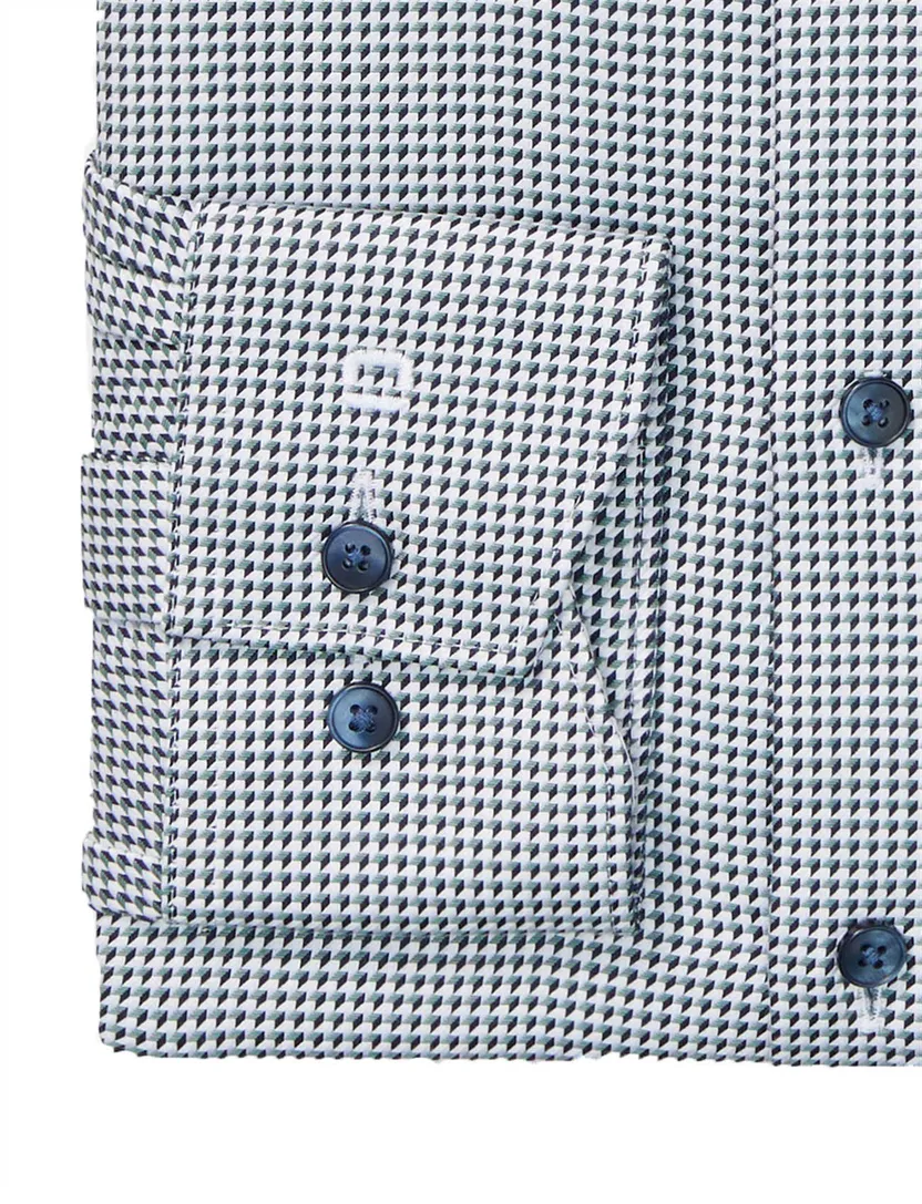 Olymp overhemd luxor modern fit blauw katoen