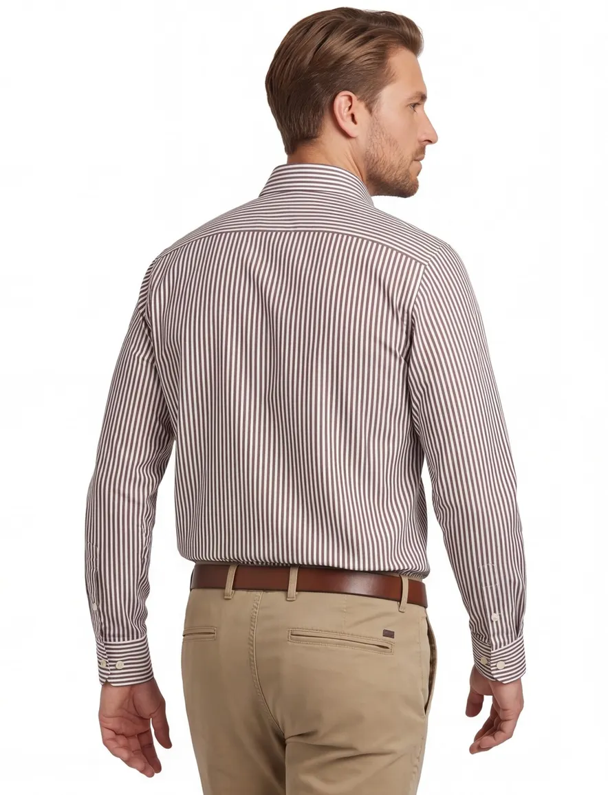 business overhemd bruin Olymp Luxor Modern Fit
