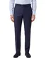 Dressler pantalon effen donkerblauw scheerwol normale fit