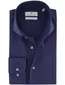 Thomas Maine overhemd donkerblauw effen
