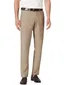 Hiltl Pantalon linnen lichtbruin geprint normale fit