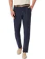 Hiltl Pantalon linnen donkerblauw effen