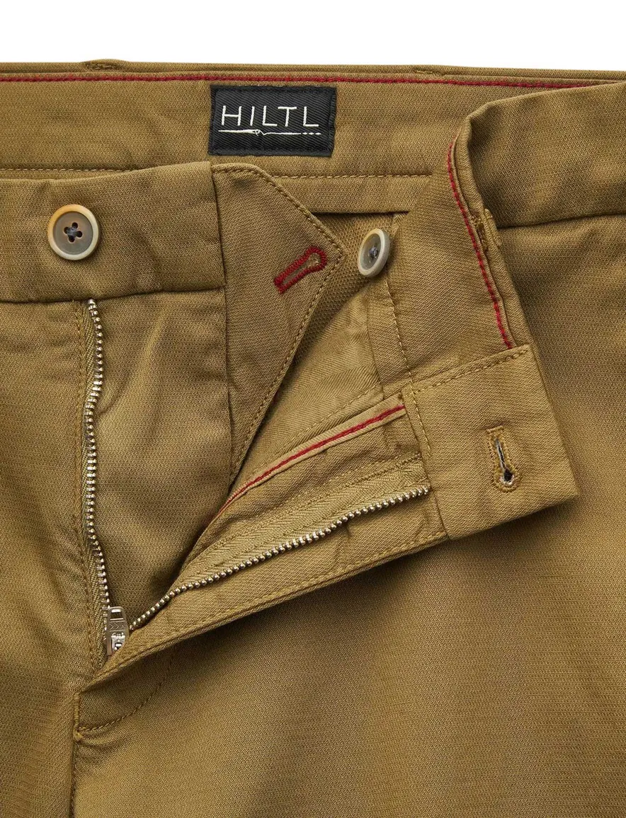 Hiltl Pantalon katoen camel normale fit effen