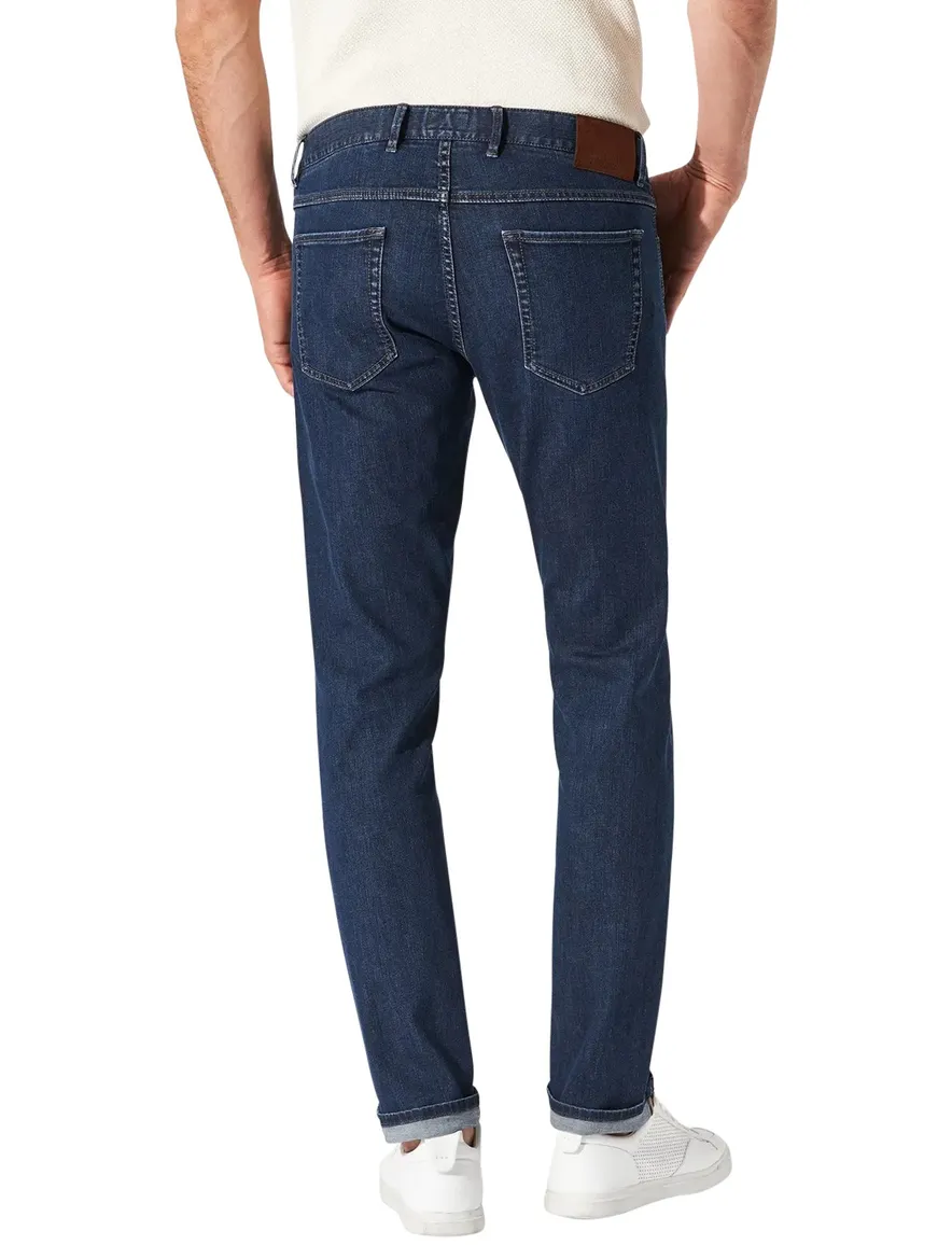 denim Hiltl Pantalon 5-p donkerblauw normale fit