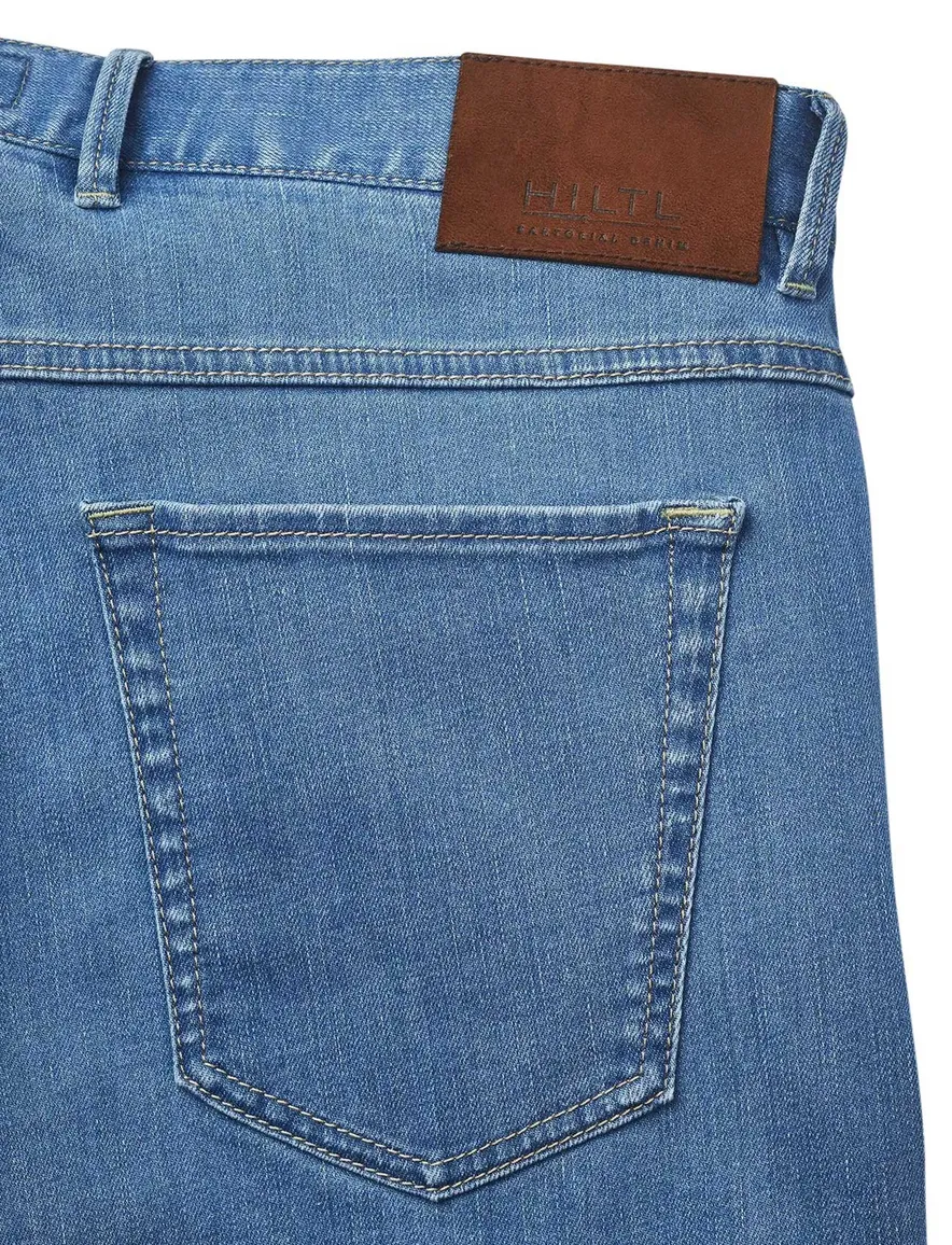 Hiltl Pantalon 5-p lichtblauw denim normale fit