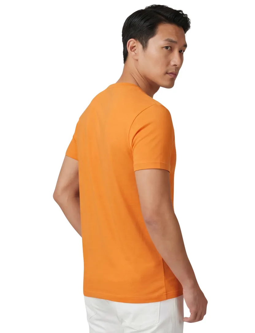 Polo Ralph Lauren T-shirt oranje effen katoen