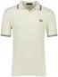 Fred Perry polo creme effen