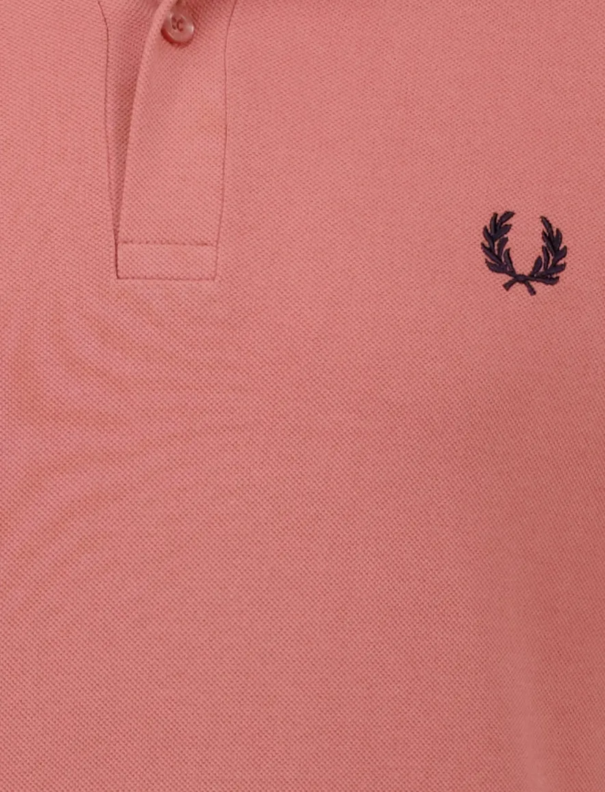 Fred Perry polo roze effen katoen