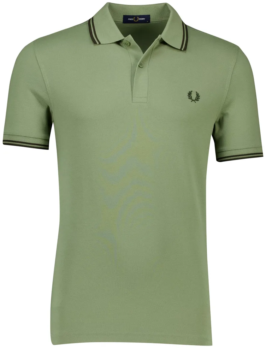 Fred Perry poloshirt korte mouw groen