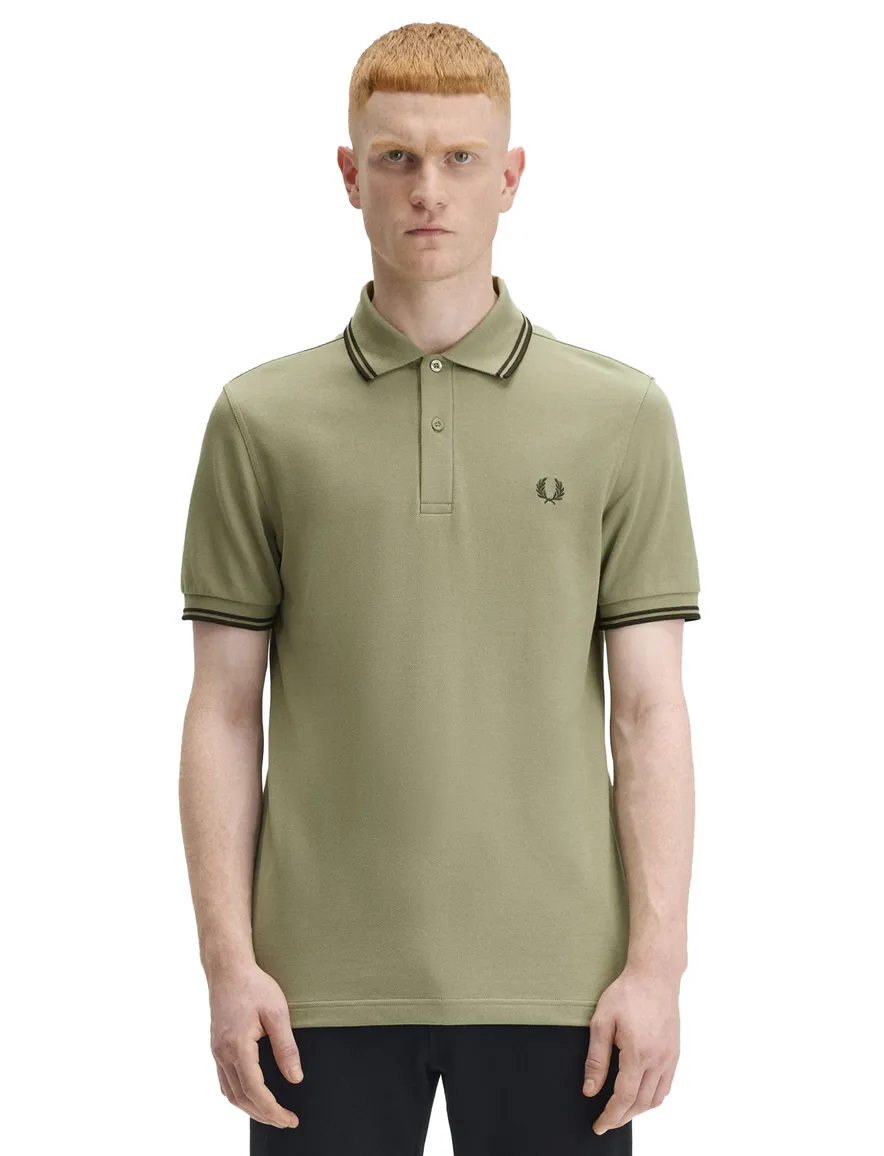 Fred Perry poloshirt korte mouw groen