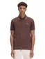 Fred Perry polo bruin katoen